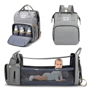 Mochila De Maternidad Multiusos Con Cuna Extensible
